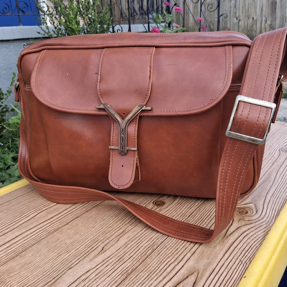 Classic Brown Leather Men's Bag